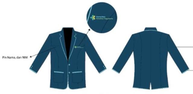 Jas Almamater Poltekes Madock + logo Jas Almamater Poltekes